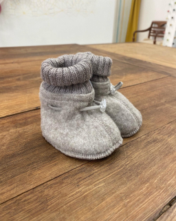 Botičky Joha - silný fleece, oříšek
