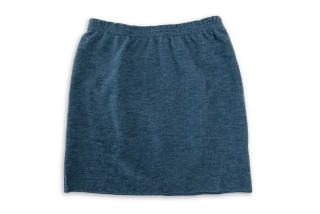 Dámská vlněná sukně - oceánově modrá