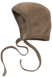 Čepička - merino  fleece, oříšková