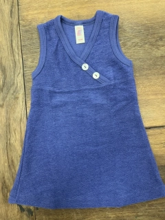 Šatečky - froté modro-fialové