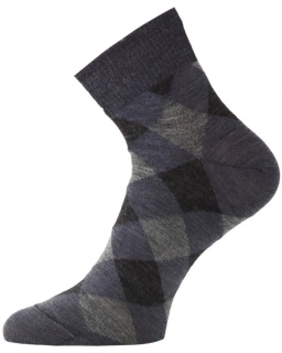 Tenká krátká károvaná ponožka