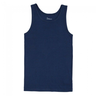 Pánské tílko merino vlna námořnická modř