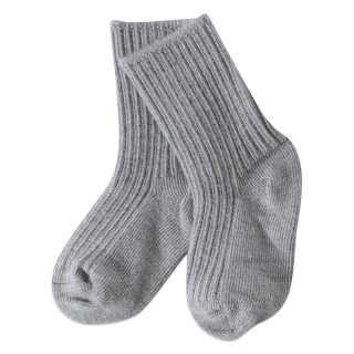 Vlněné ponožky jemné - merino šedivé, dospělí
