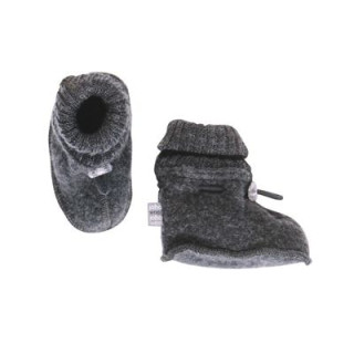 Botičky Joha - silný fleece, anthracit