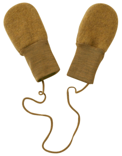 Rukavičky bez palečku, šafránová