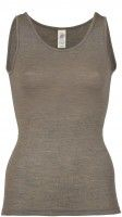 Dámské tílko - merino vlna/hedvábí, oříšek