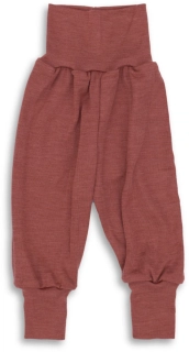 Rostoucí kalhoty - merino/hedvábí, měděné